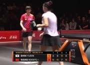 🏓WTT福冈总决赛女单：王曼昱3-1战胜申裕斌挺进八强